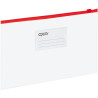 Koperta foliowa A4 na suwak EC009B czarwona 120-1462 GRAND