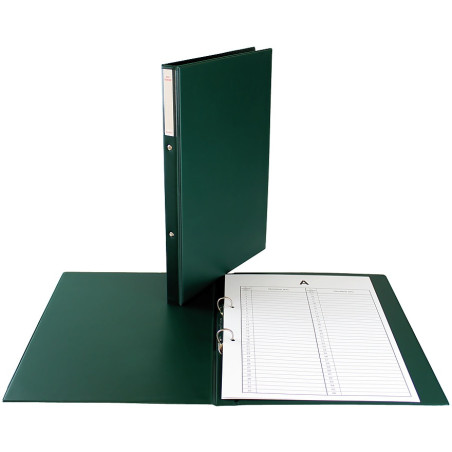 Teczka na akta osobowe Segregator 2 ringi 2cm ciemny zielony TD-12-05 BIURFOL