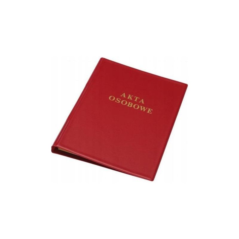 Teczka akt osobowych A4 PVC bordowa 0409-0013-10 PANTA PLAST