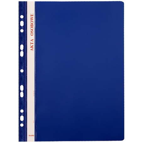 Skoroszyt na akta osobowe A4 wpinany do segregatora 10 sztuk granatowy ST-23-09 BIURFOL
