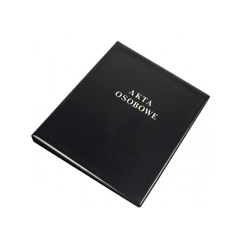 Segregator na akta osobowe A4 PVC czarny 0316-0048-01 PANTA PLAST