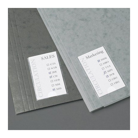 Samoprzylepne kieszenie na etykiety 3L 35x102mm (12szt.) 10325