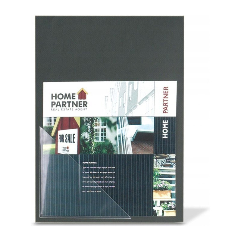 Kieszen narożna samoprzylepna 170x170mm L10021 6szt 3L