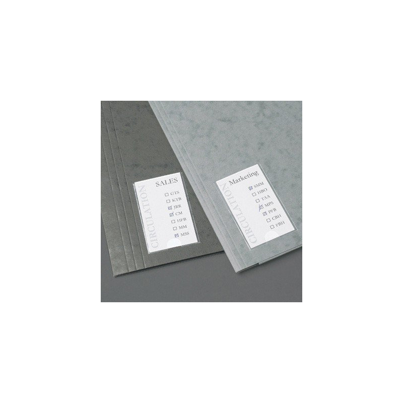 Samoprzylepne kieszenie na etykiety 3L 25x75mm (12szt.) 10310