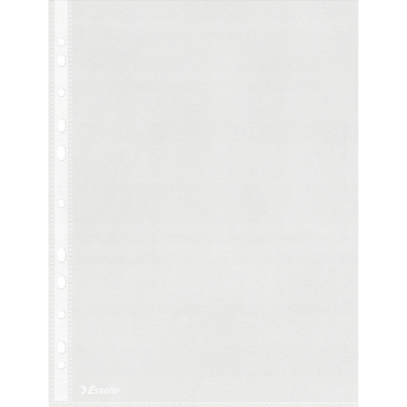 Koszulki groszkowe na dokumenty A4 43mic 100 sztuk w folii 56171 ESSELTE