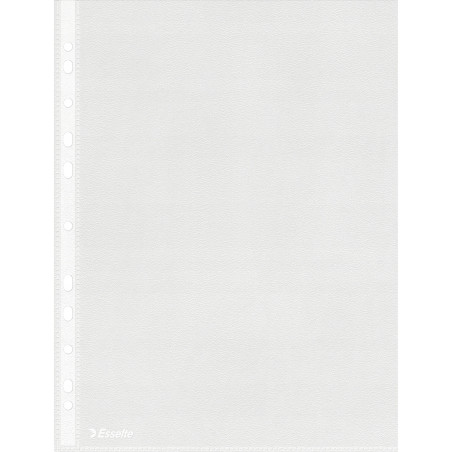Koszulki groszkowe na dokumenty A4 43mic 100 sztuk w folii 56171 ESSELTE
