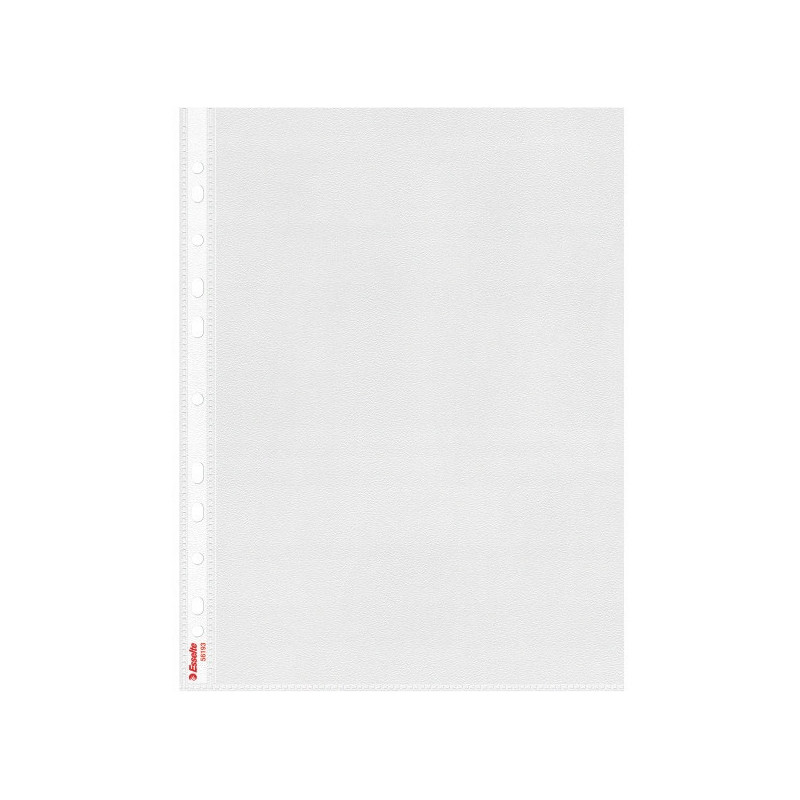 Koszulki A4 115mic otwierane u góry i z lewej strony 56193 ESSELTE