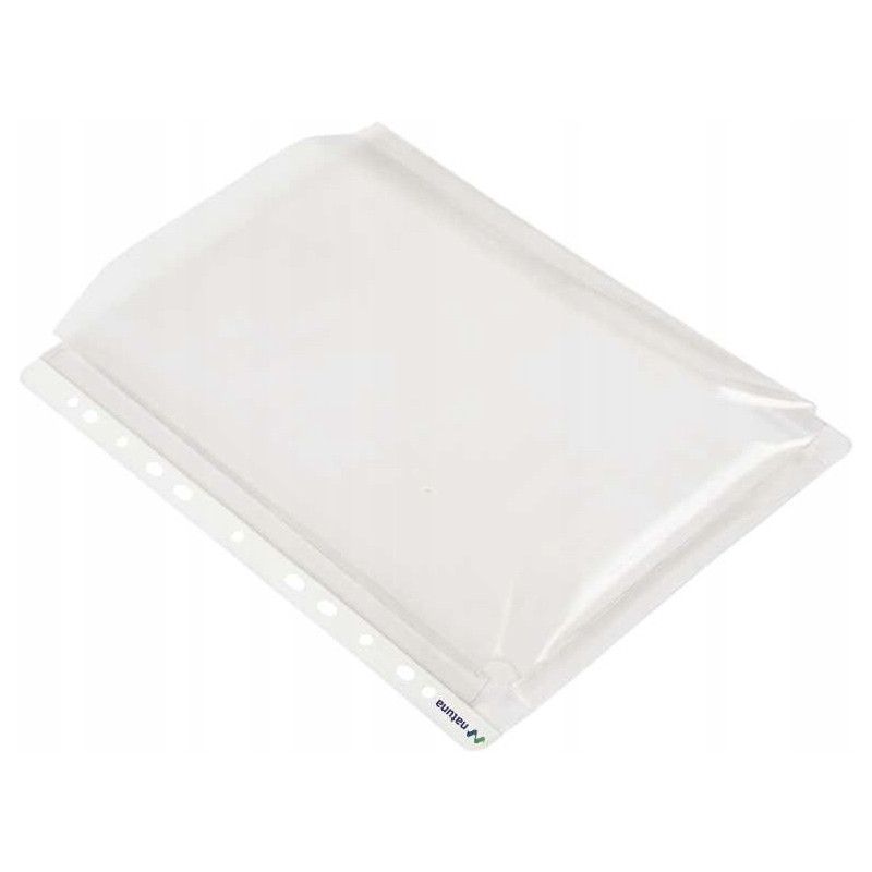 Koszulki poszerzane na katalogi A4 170mic 10 sztuk NATUNA