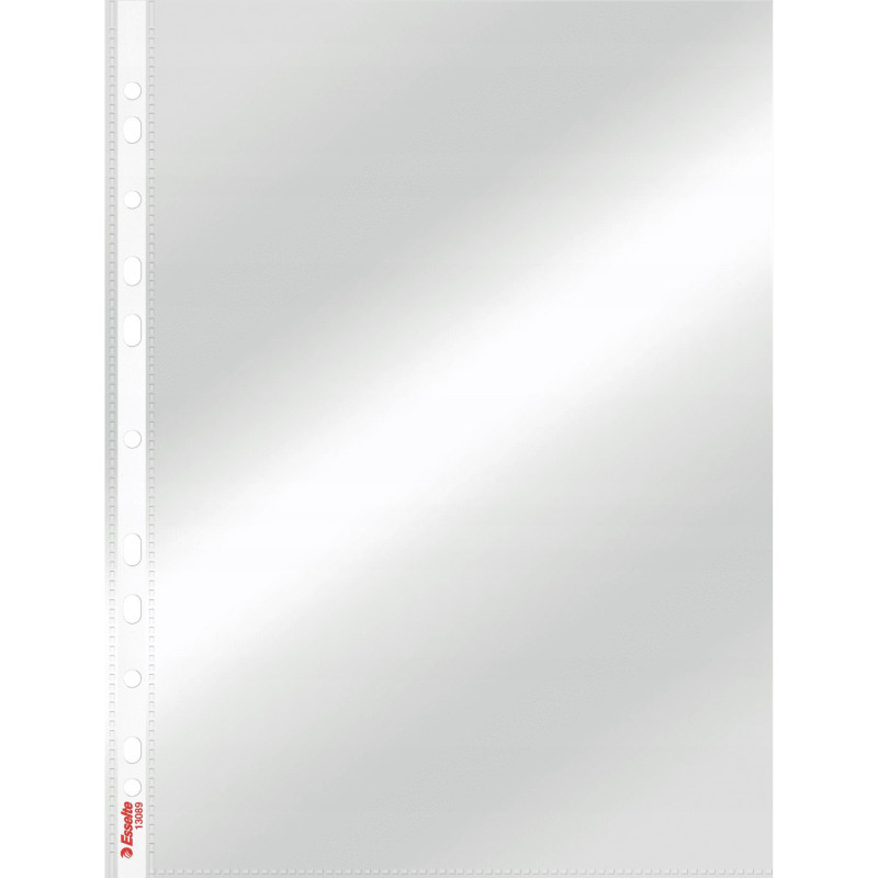 Koszulki krystaliczne na dokumenty A4 40mic 100 sztuk w folii 13089 ESSELTE