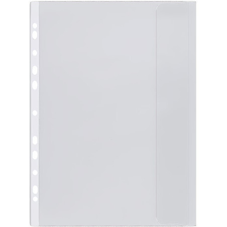 Koszulki groszkowe z klapką na dokumenty A4 25 sztuk OF-52 BIURFOL