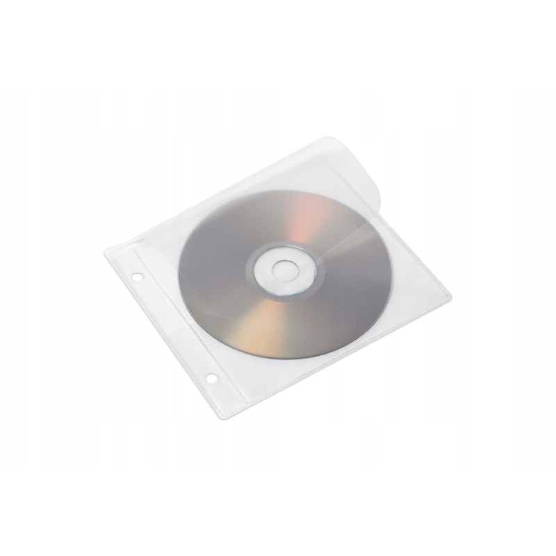 Koszulki groszkowe na płyty CD/DVD 13x15 cm 180mic 5 sztuk 100551464 BANTEX