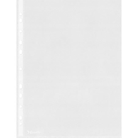 Koszulki groszkowe na dokumenty A4 43mic 100 sztuk w pudełku 56133 ESSELTE