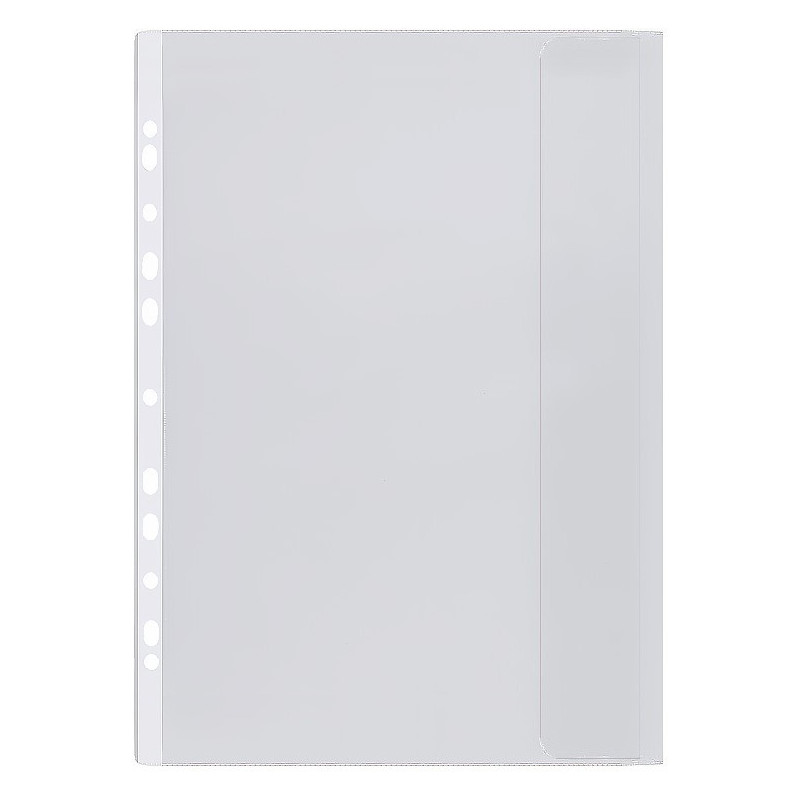 Koszulki groszkowe z klapką na dokumenty B4 25 sztuk OF-52-02 BIURFOL