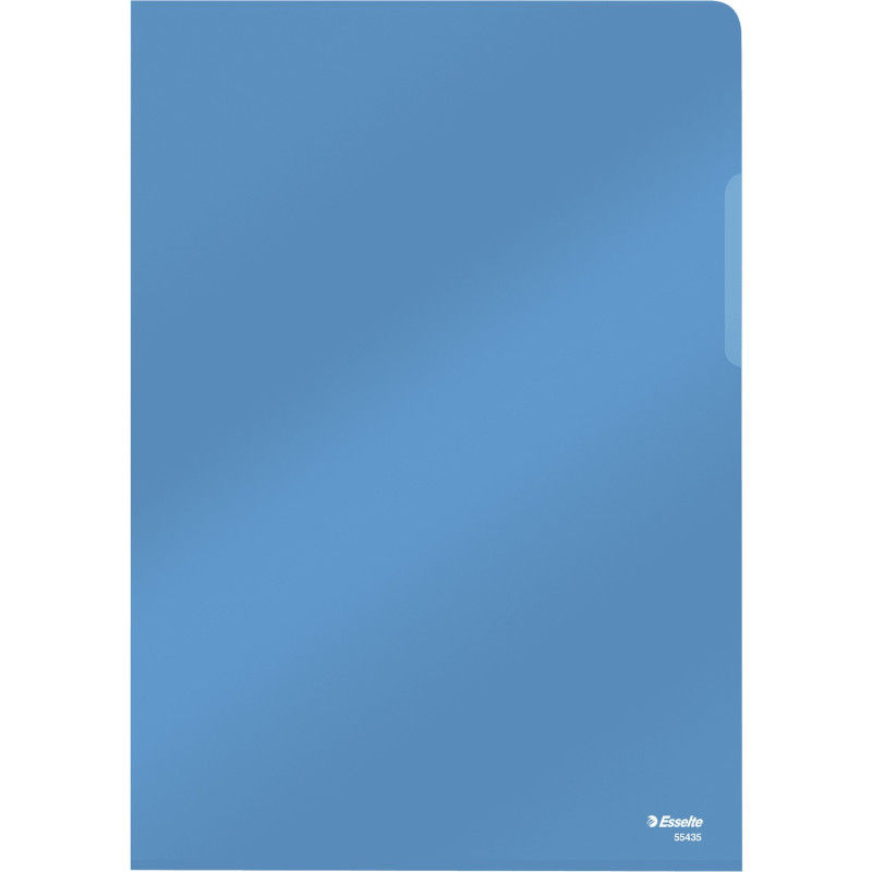 Ofertówki krystaliczne na dokumenty A4 150mic 25 sztuk niebieskie 55435 ESSELTE
