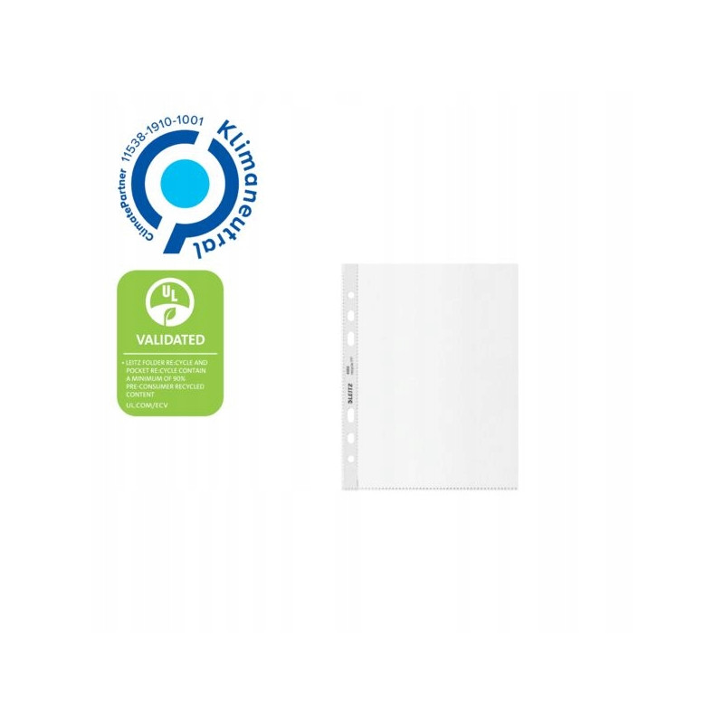 Koszulka Recycle A5 PP 100 mic. opakowanie 25 sztuk 40020003 LEITZ