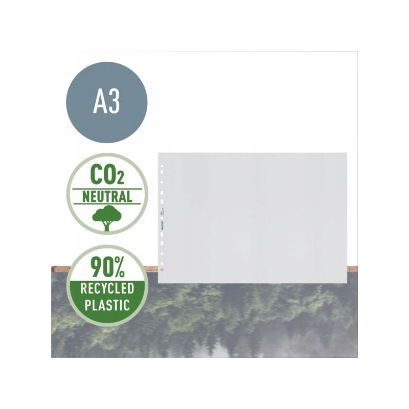 Koszulka Recycle A3 PP 100 mic. opakowanie 25 szt. 40190003 LEITZ