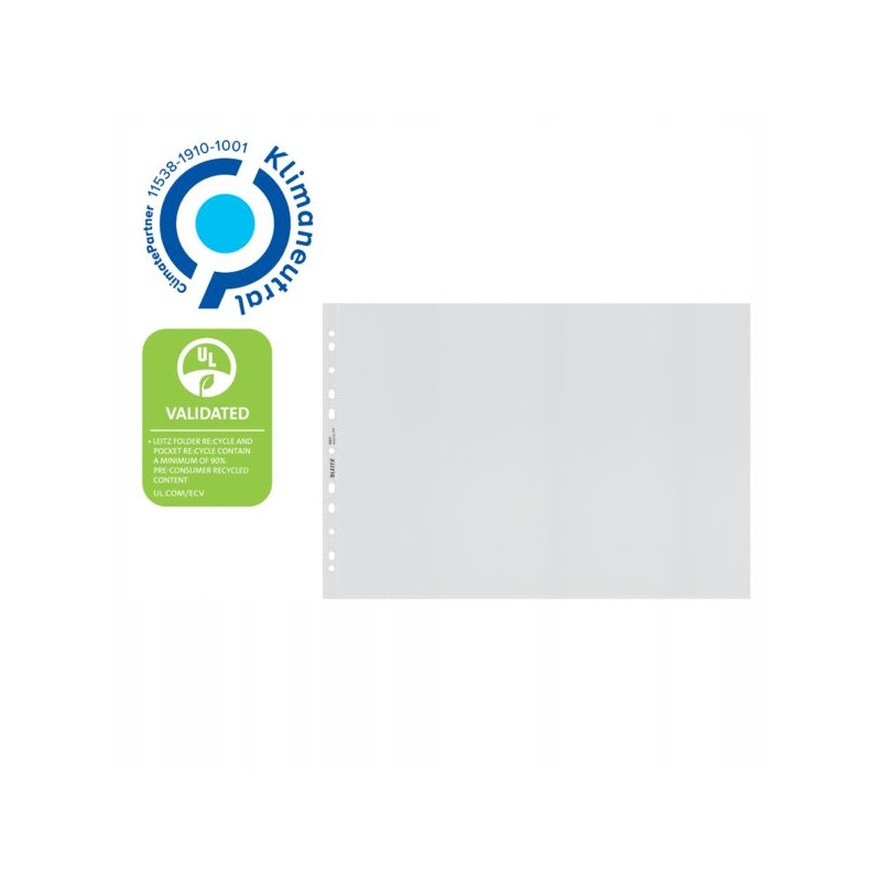 Koszulka Recycle A3 PP 100 mic. opakowanie 25 szt. 40190003 LEITZ