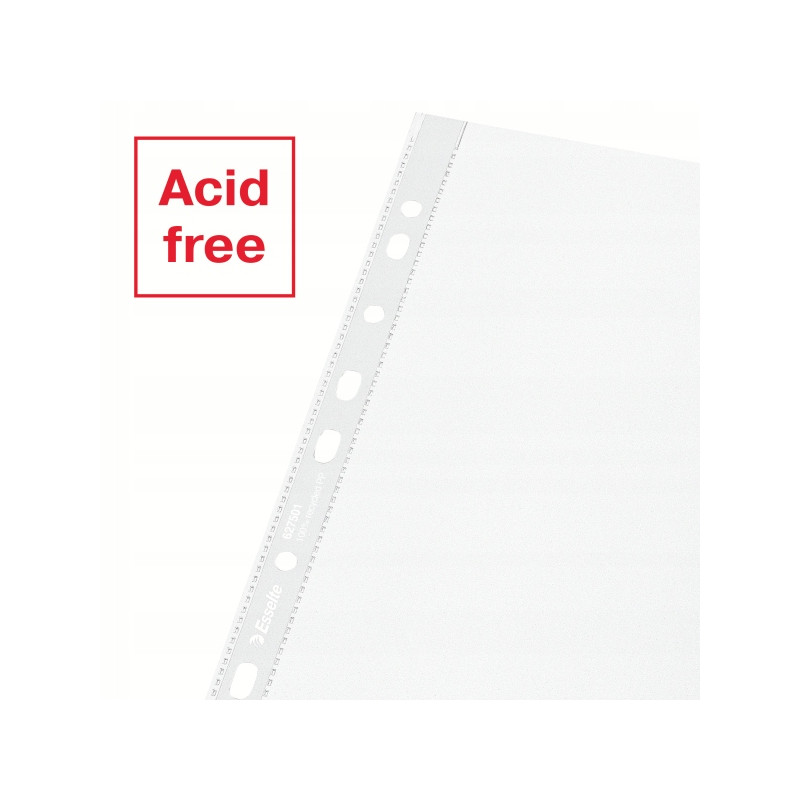 Koszulka groszkowa Recycled Premium PP 100 mic. A4 opakowanie 50 sztuk 627501 ESSELTE