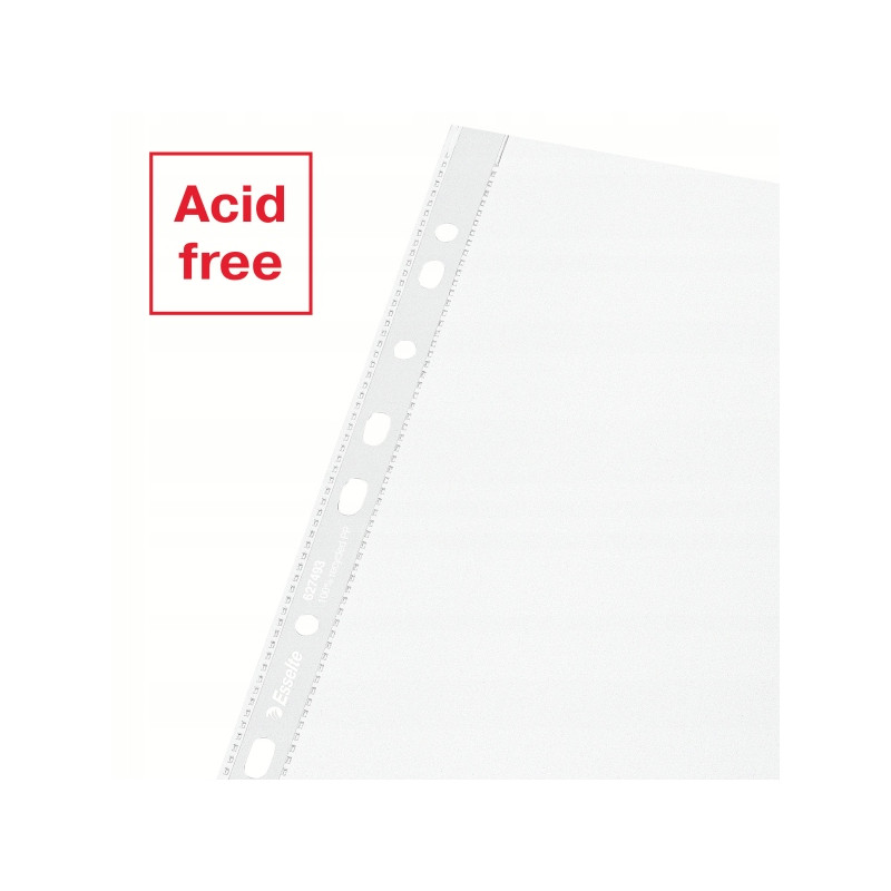 Koszulka groszkowa Recycled Premium PP 70 mic. A4 opakowanie 100sztuk 627493 ESSELTE