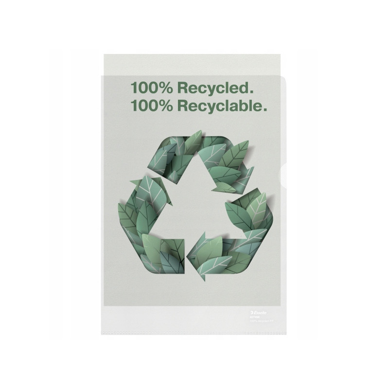 Folder groszkowy A4 Recycled Premium PP 100 mic.opakowanie 100 sztuk 627496 ESSELTE