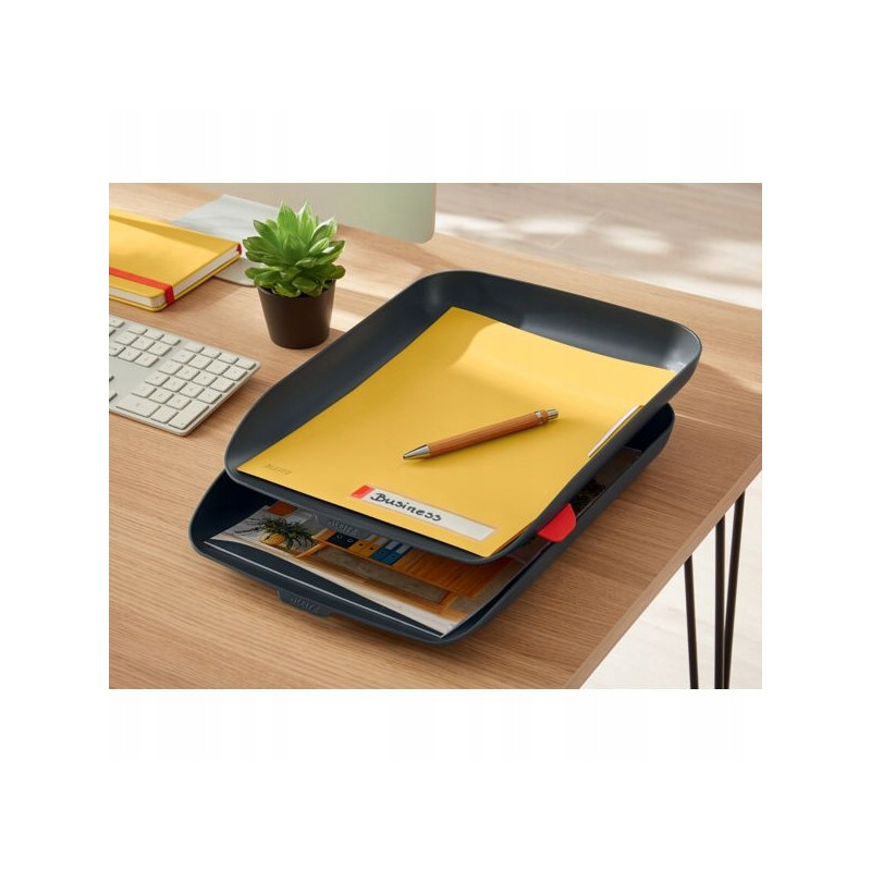 Folder A4 z kieszonką na etykietę, żółty 47080019 LEITZ