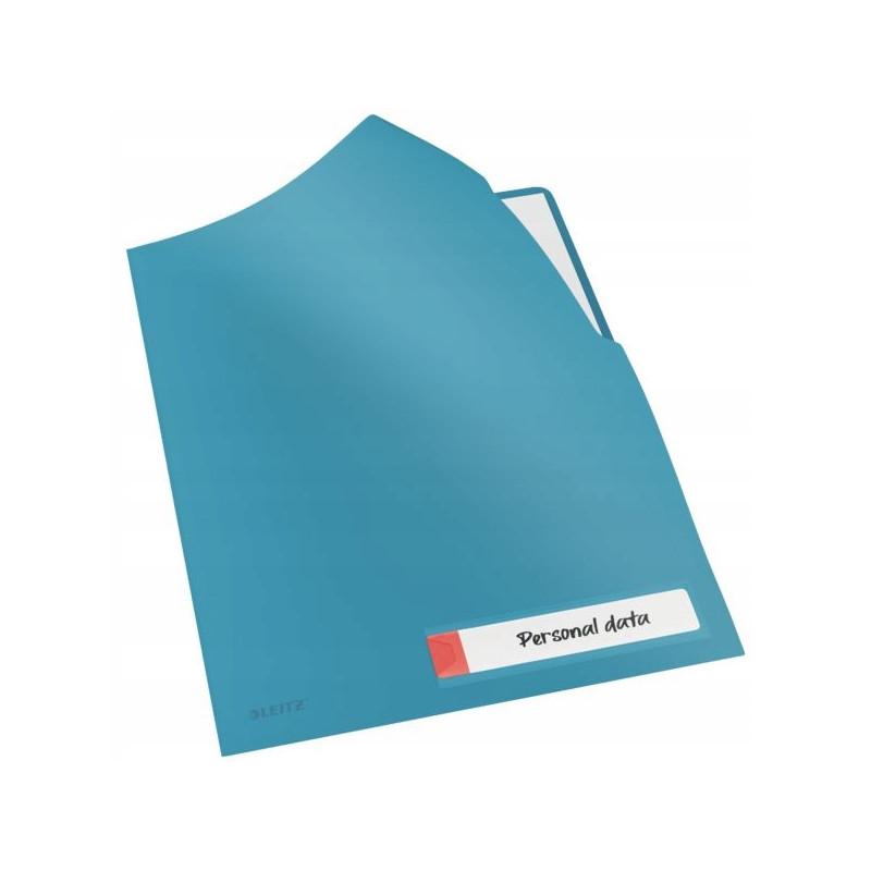 Folder A4 z kieszonką na etykietę, niebieski 47080061 LEITZ