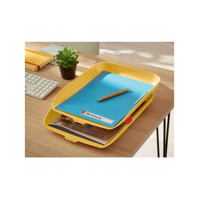 Folder A4 z kieszonką na etykietę, niebieski 47080061 LEITZ