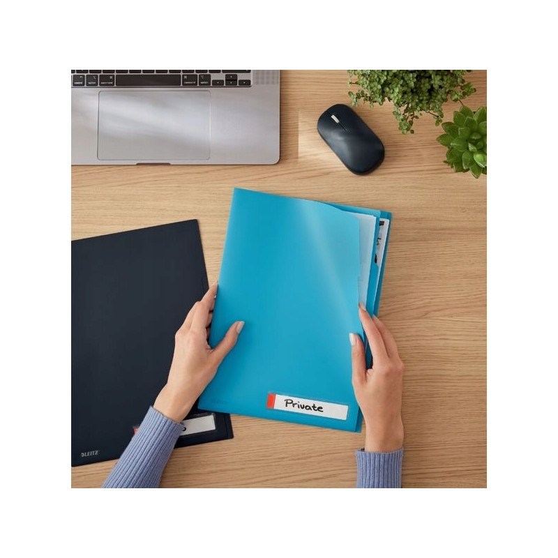 Folder A4 z 3 przegródkami, niebieska 47160061