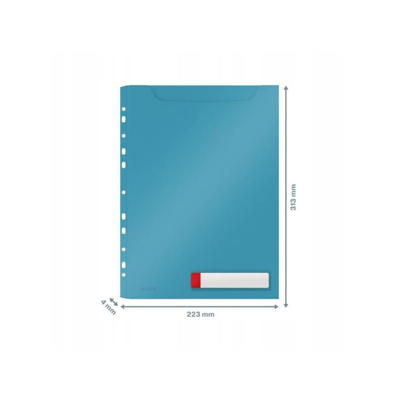 Koszulka o zwiększonej pojemności (3szt.)Leitz Cosy niebieska 46680061
