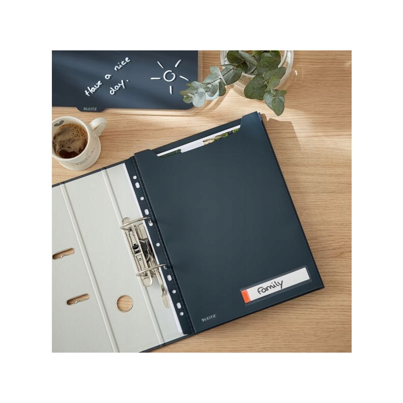 Koszulka o zwiększonej pojemności (3szt) Leitz Cosy szara 46680089