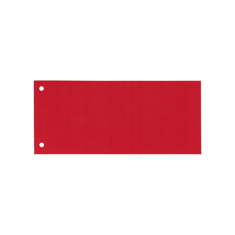 Przekładki kartonowe 1/3 A4 (100) czerwone (separatory) 624446 ESSELTE
