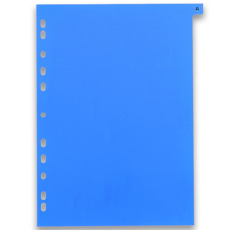 Przekładki alfabetyczne do segregatora A4 PP kolorowe A-Z 100204724 BANTEX