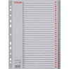 Przekładki plastikowe szare PP A4 1-31 numeryczne 100108 ESSELTE