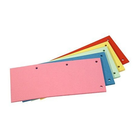 Przekładka kartonowa 1/3 A4 różowa (100szt) NATUNA