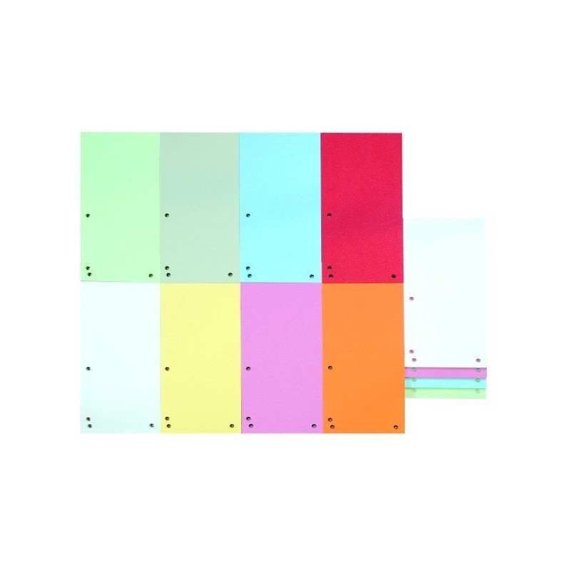 Przekładki 1/3 A4 230x105 niebieskie 8620100-10 DONAU