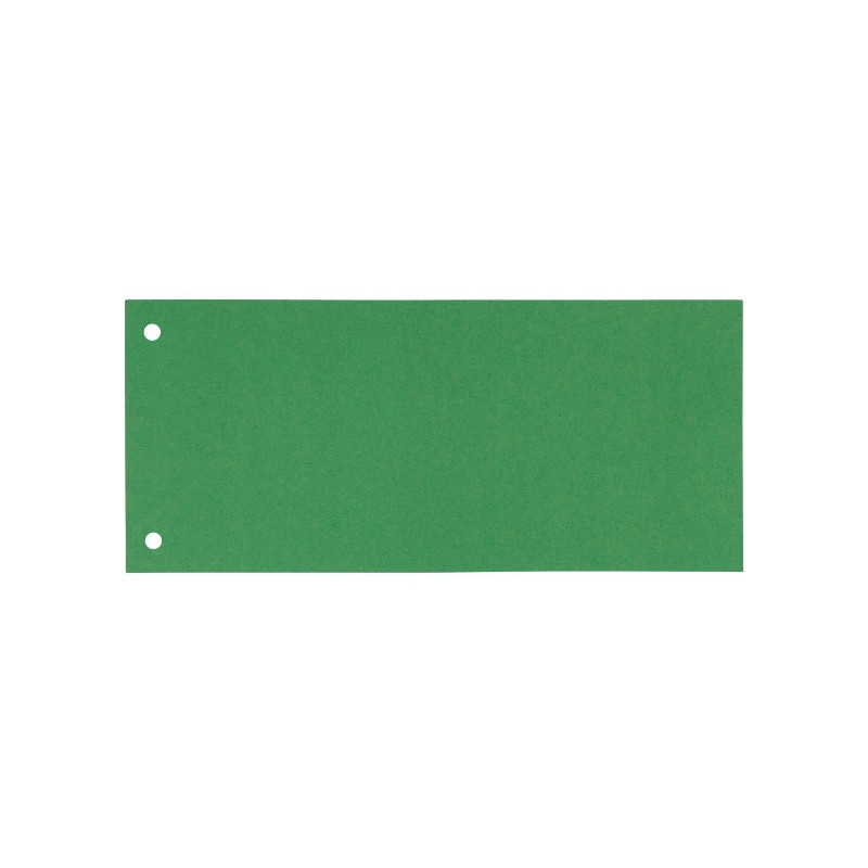 Przekładki kartonowe 1/3 A4 (100) zielone (separatory) 624447 ESSELTE