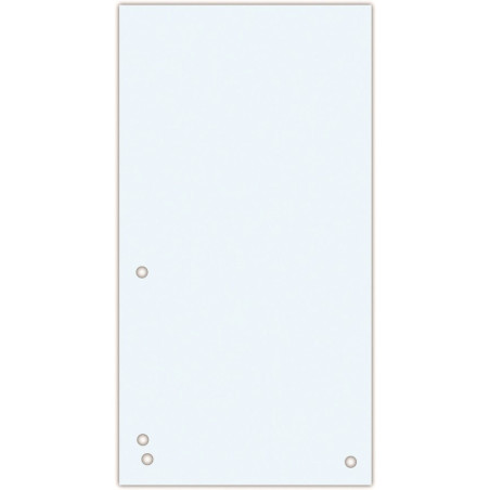 Przekładki 1/3 A4 230x105 białe 8620100-09 DONAU