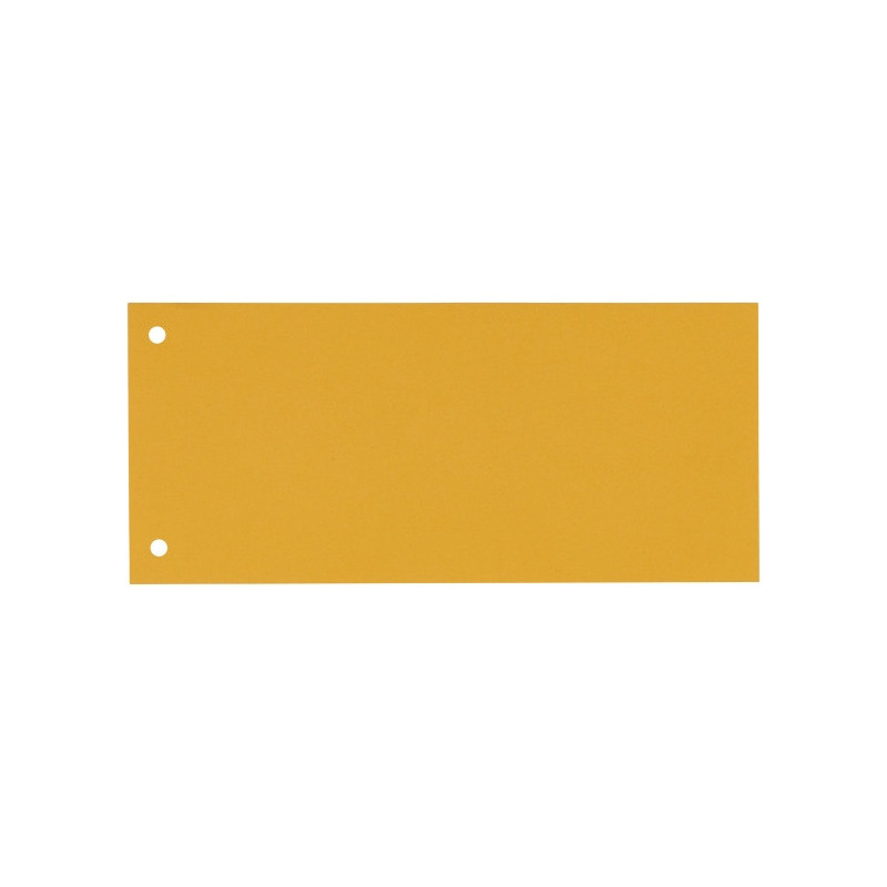 Przekładki kartonowe 1/3 A4 (100) żółte (separatory) 624448 ESSELTE