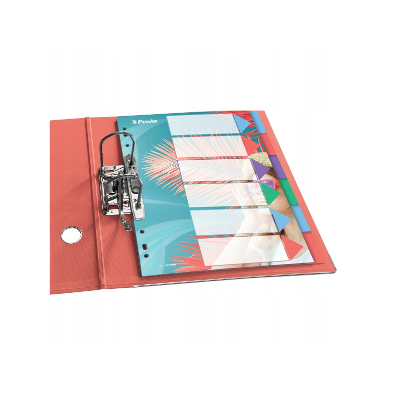 Przekładki Colour`Breeze PP A4 6 przekładek 628499 ESSELTE