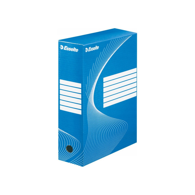 Pudło archiwizacyjne na dokumenty 100mm Standard niebieskie 128421 ESSELTE