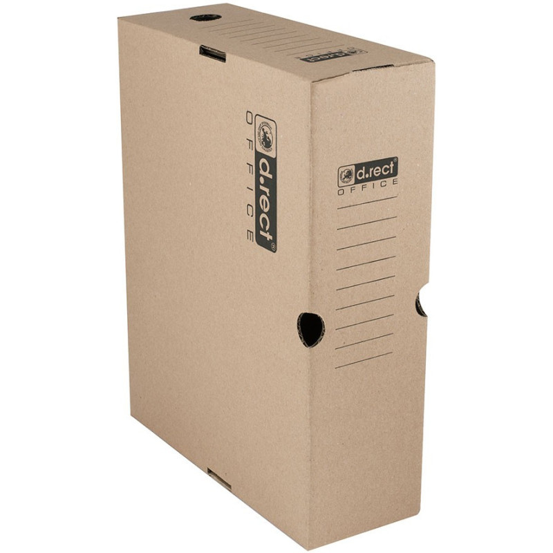 Pudło archiwizacyjne A4 105mm kartonowe D.RECT 110698