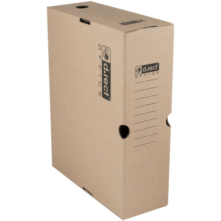 Pudło archiwizacyjne A4 105mm kartonowe D.RECT 110698