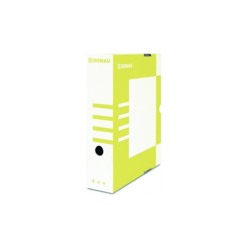 Pudło archiwizacyjne 80mm/A4 żółte 7660301-11 DONAU