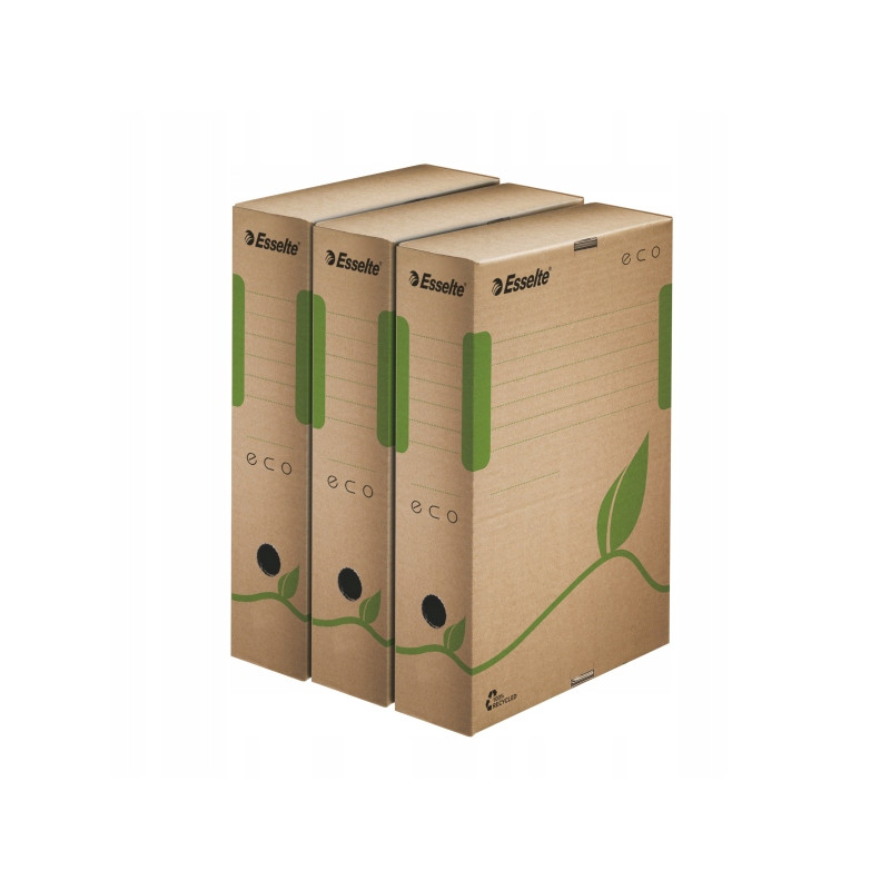 Pudło archiwizacyjne na dokumenty 80mm ECO siarczanowe 623916 ESSELTE