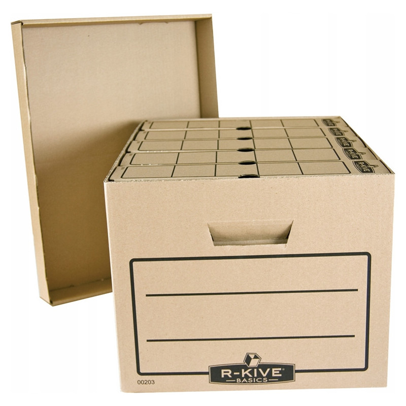 Pudło archiwizacyjne zbiorcze z pokrywką R-KIVE BASIC do dużych dokumentów 0020303 FELLOWES