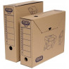 Pudło archiwizacyjne pudełko na dokumenty 9,5cm brązowe kartonowe TRIC 100552625 ELBA