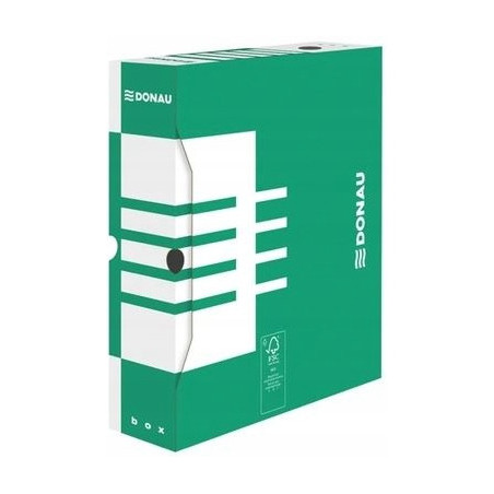 Pudło archiwizacyjne 80mm/A4 zielone 7660301-06 DONAU