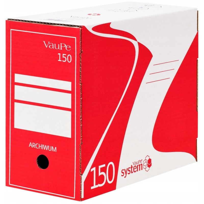 Pudło archiwizacyjne 150mm czerwone 436/01 VAUPE