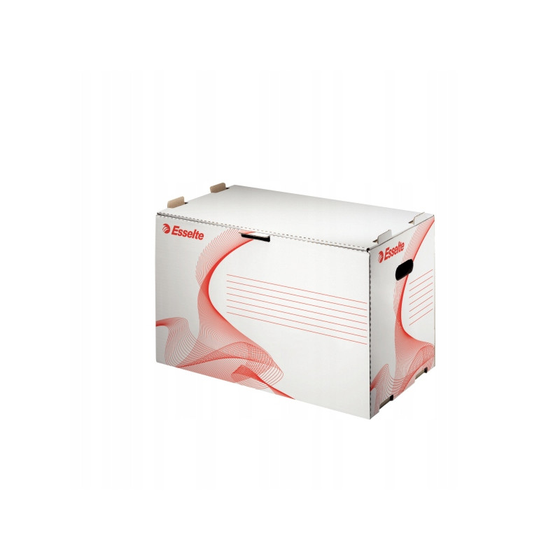 Pudło archiwizacyjne otwierane z przodu białe na segregatory ESSELTE 10964