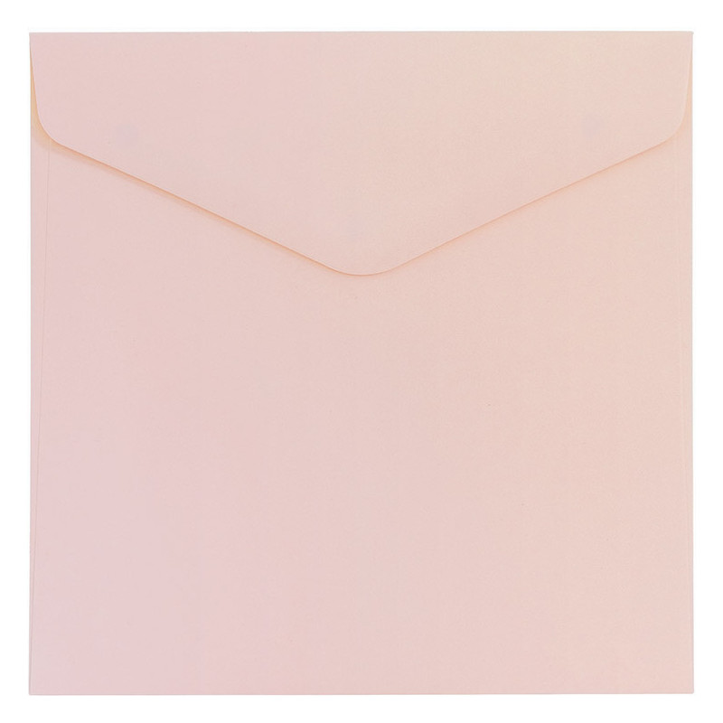 Koperta 160x160mm gładki róż satynowy 130g. (10sztuk) 280326 Galeria Papieru